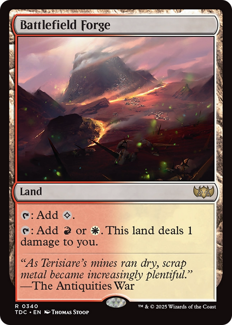 Battlefield Forge [Tarkir: Dragonstorm Commander] | Empire Gaming NC