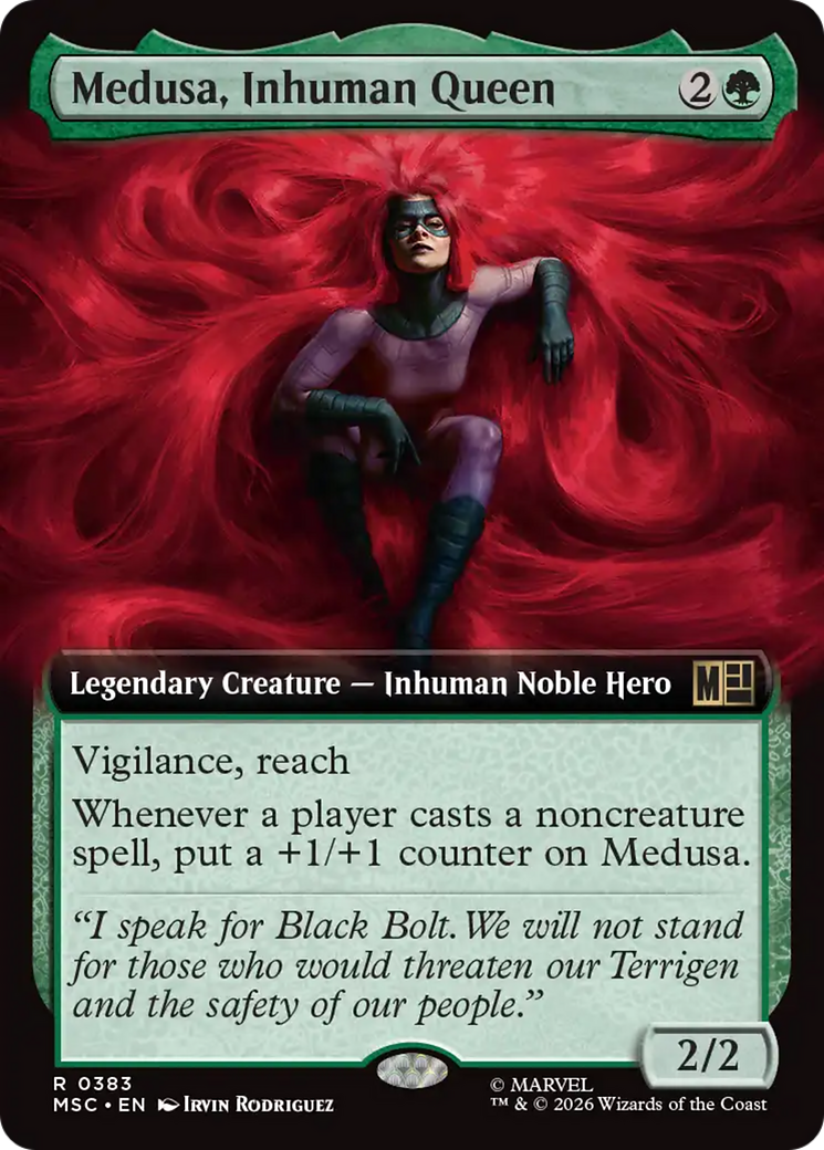 Medusa, Inhuman Queen (Extended Art) [Marvel Super Heroes Commander] | Empire Gaming NC