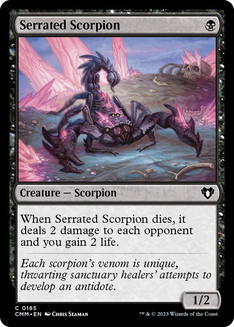 Serrated Scorpion [Commander Masters] | Empire Gaming NC