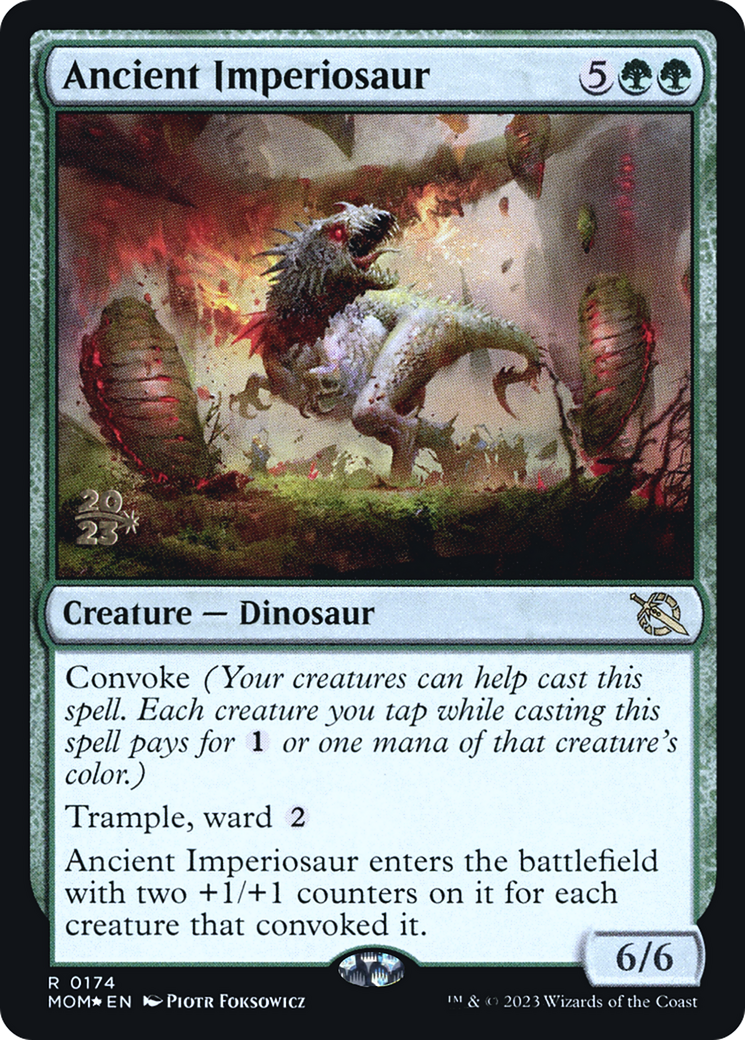 Ancient Imperiosaur [March of the Machine Prerelease Promos] | Empire Gaming NC