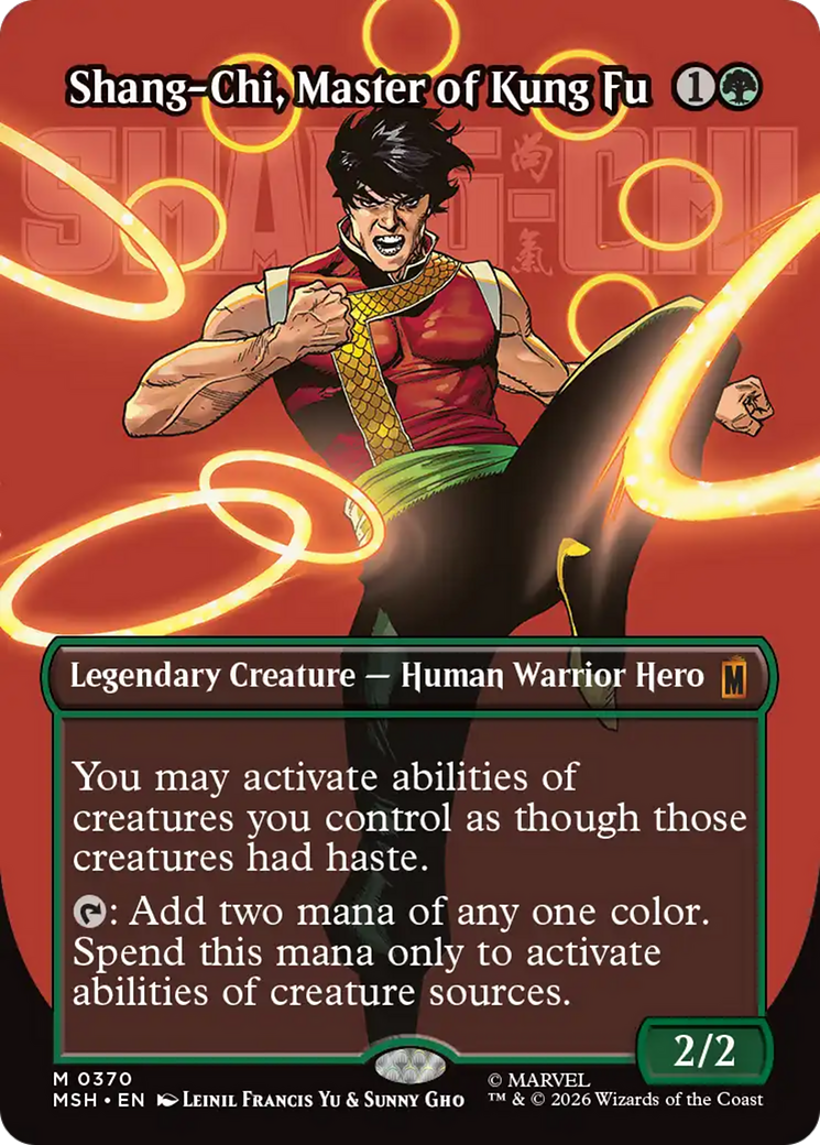 Shang-Chi, Master of Kung Fu (Borderless) (0370) [Marvel Super Heroes] | Empire Gaming NC
