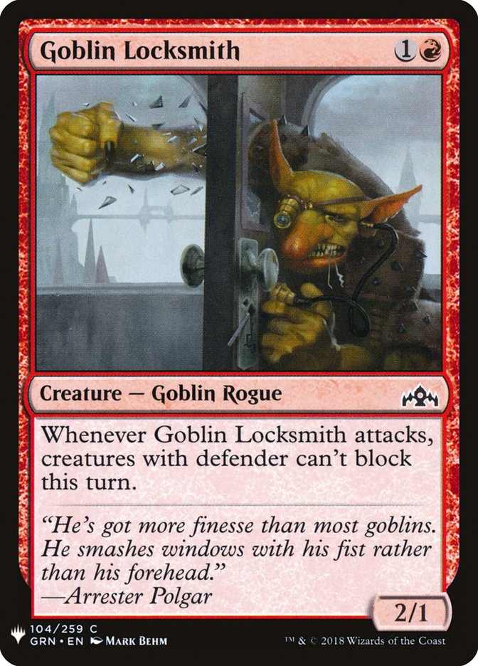 Goblin Locksmith [Mystery Booster] | Empire Gaming NC