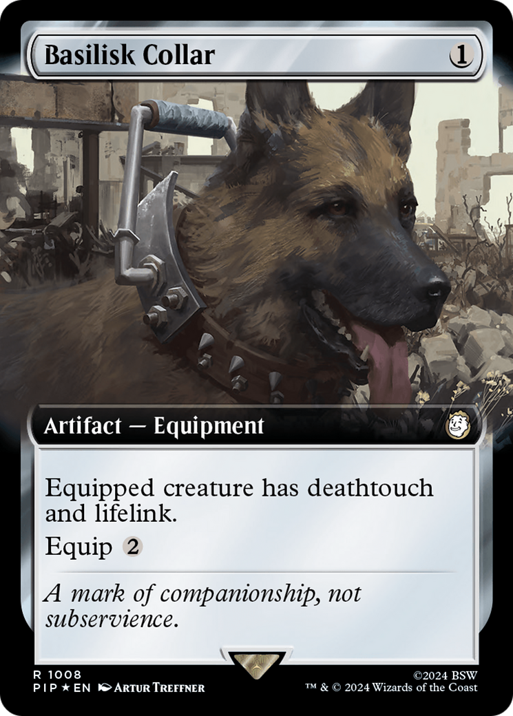 Basilisk Collar (Extended Art) (Surge Foil) [Fallout] | Empire Gaming NC