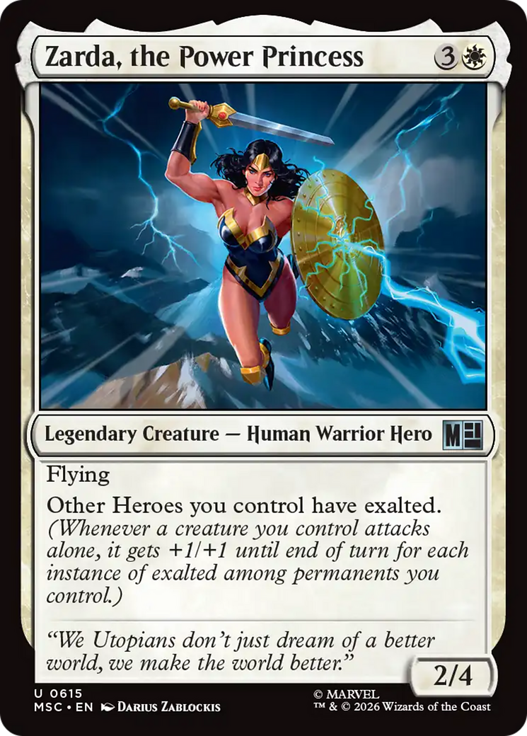 Zarda, the Power Princess [Marvel Super Heroes Commander] | Empire Gaming NC