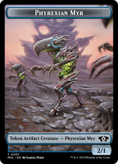 Phyrexian Myr // Knight Double-Sided Token [March of the Machine Tokens] | Empire Gaming NC