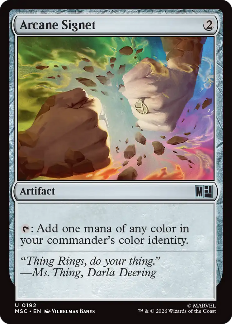 Arcane Signet (0192) (Surge Foil) [Marvel Super Heroes Commander] | Empire Gaming NC