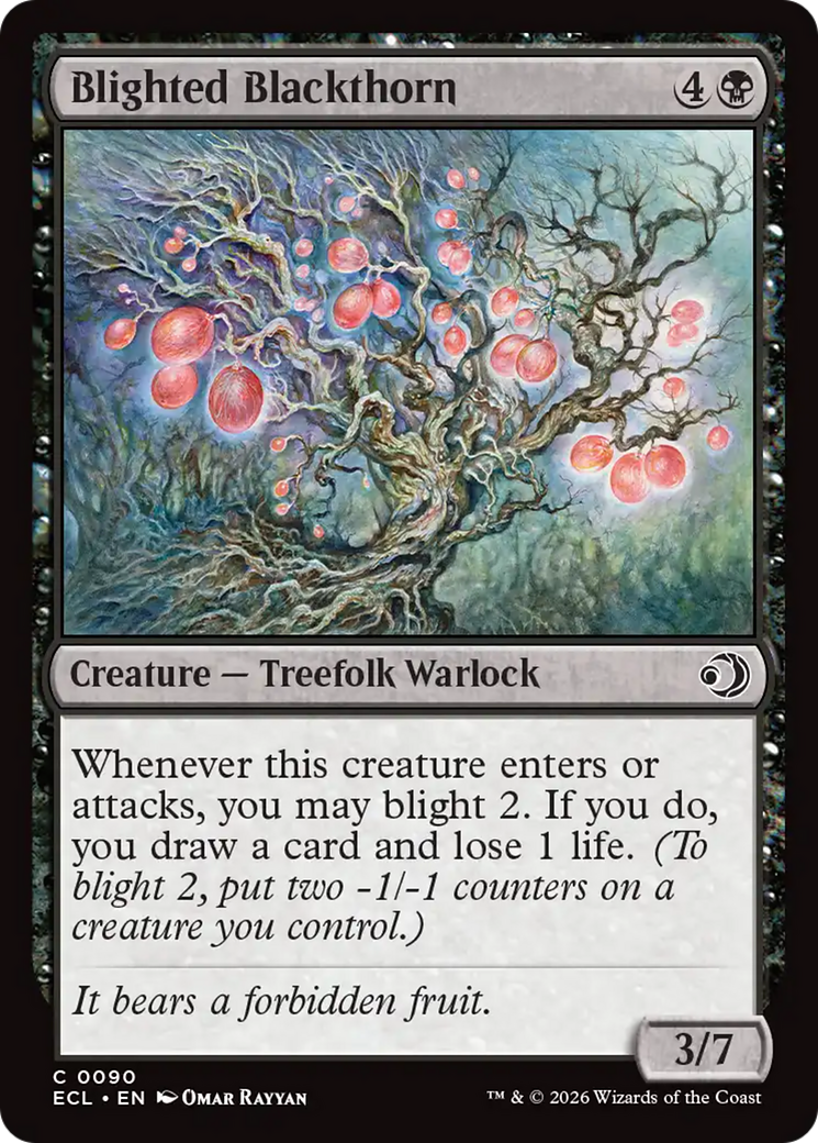 Blighted Blackthorn [Lorwyn Eclipsed] | Empire Gaming NC