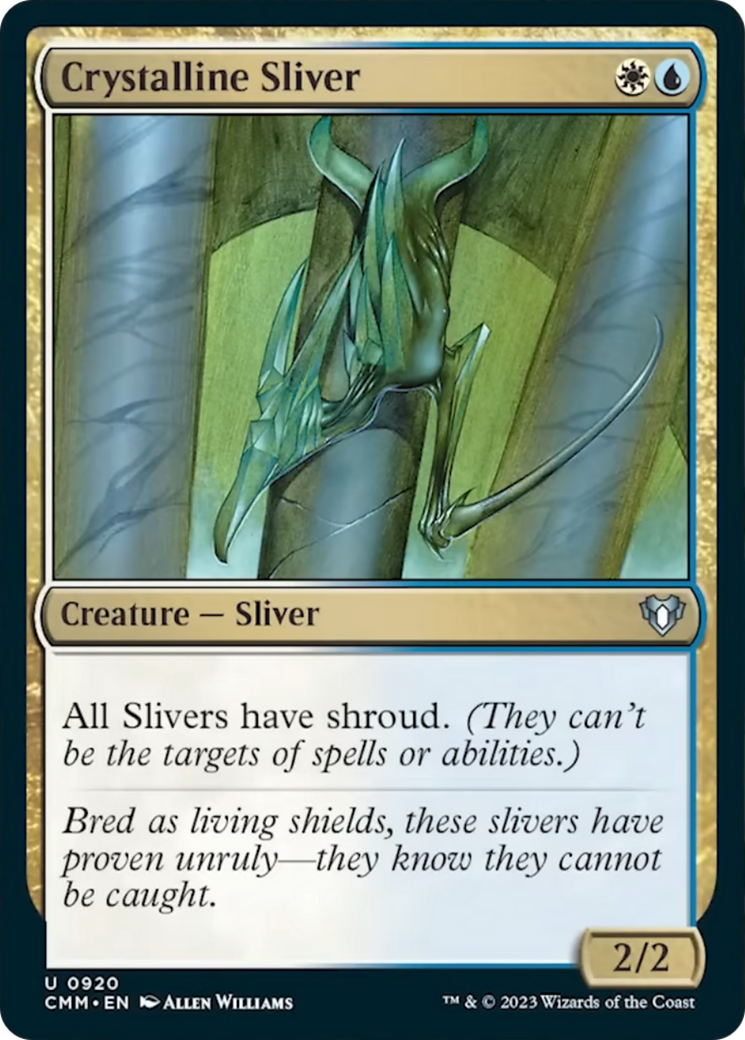 Crystalline Sliver [Commander Masters] | Empire Gaming NC