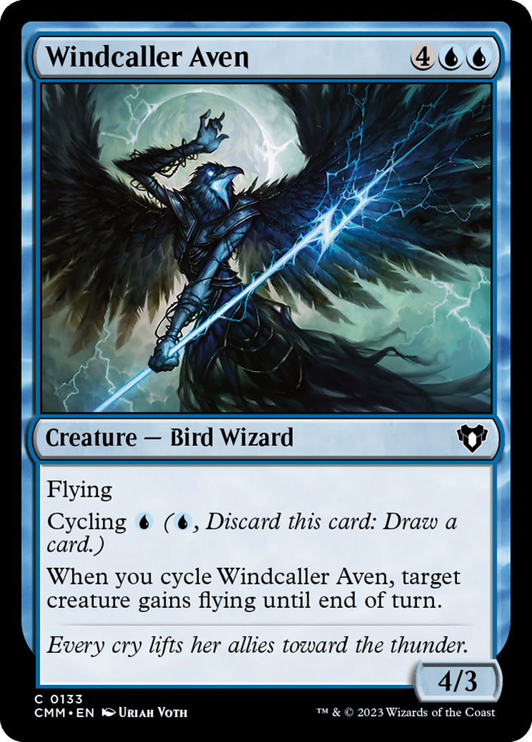 Windcaller Aven [Commander Masters] | Empire Gaming NC