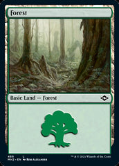 Forest (489) (Foil Etched) [Modern Horizons 2] | Empire Gaming NC