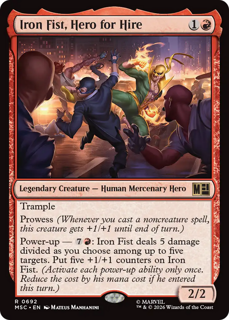 Iron Fist, Hero for Hire [Marvel Super Heroes Commander] | Empire Gaming NC