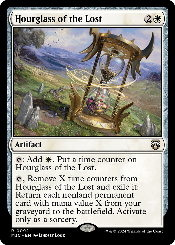 Hourglass of the Lost (Ripple Foil) [Modern Horizons 3 Commander] | Empire Gaming NC