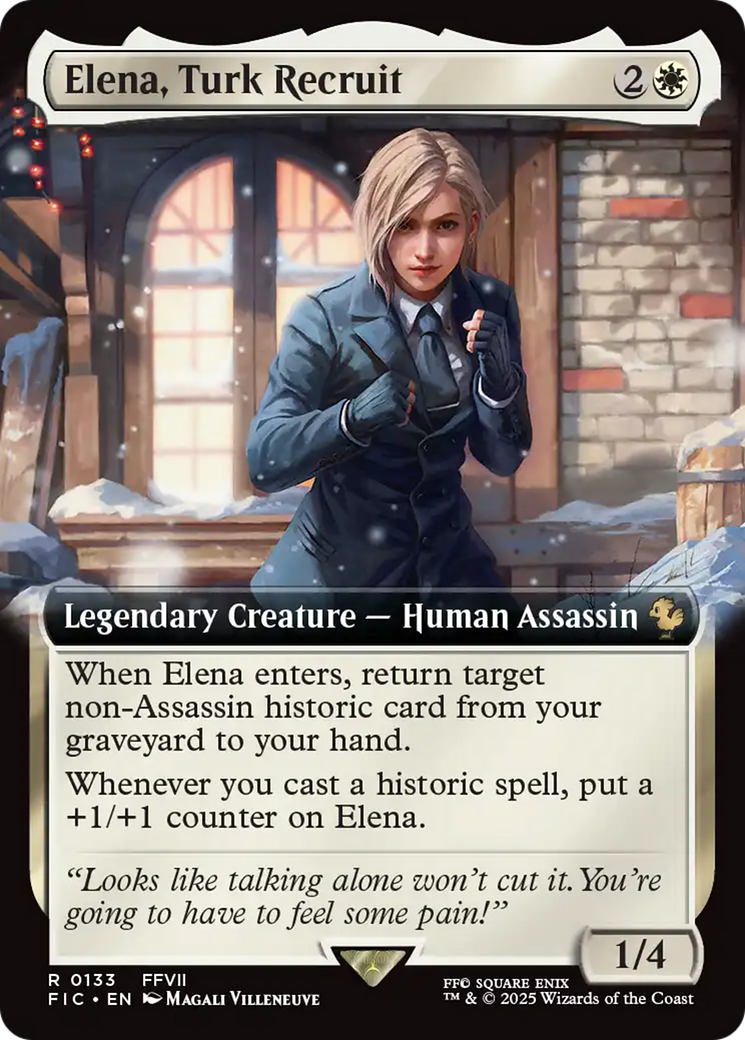 Elena, Turk Recruit (Extended Art) [FINAL FANTASY Commander] | Empire Gaming NC
