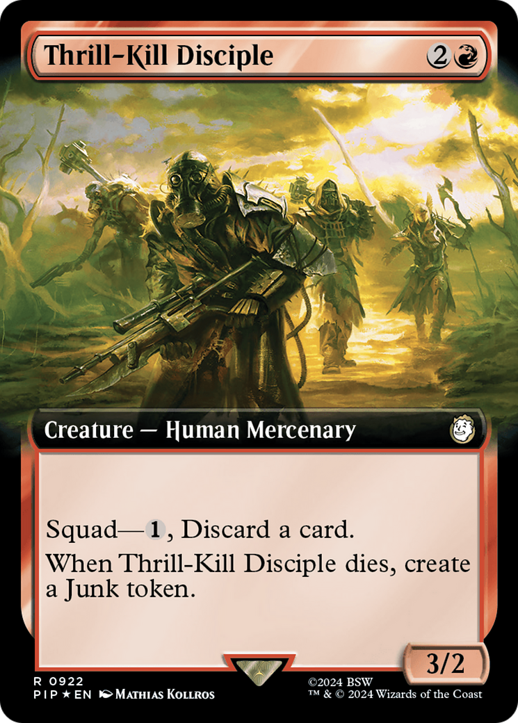 Thrill-Kill Disciple (Extended Art) (Surge Foil) [Fallout] | Empire Gaming NC