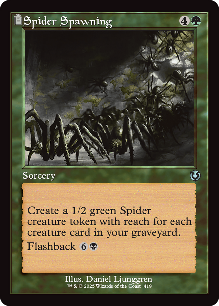 Spider Spawning (Retro Frame) [Innistrad Remastered] | Empire Gaming NC