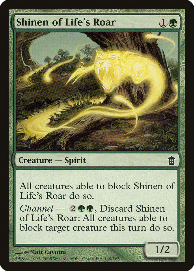 Shinen of Life's Roar [Saviors of Kamigawa] | Empire Gaming NC