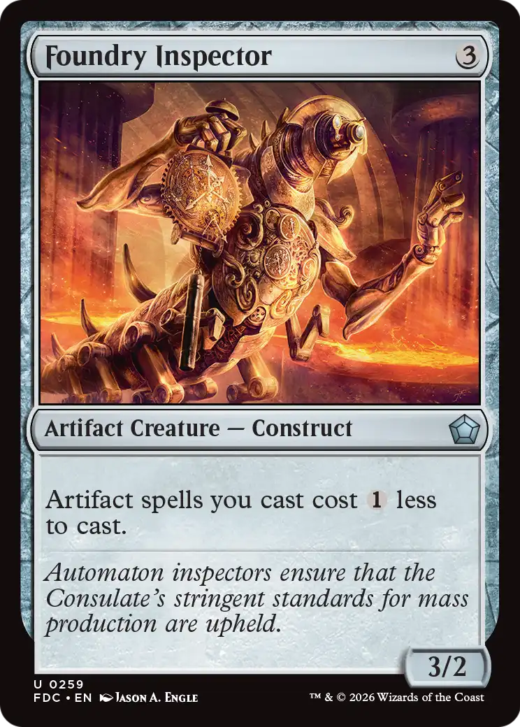 Foundry Inspector [Foundations Commander] | Empire Gaming NC