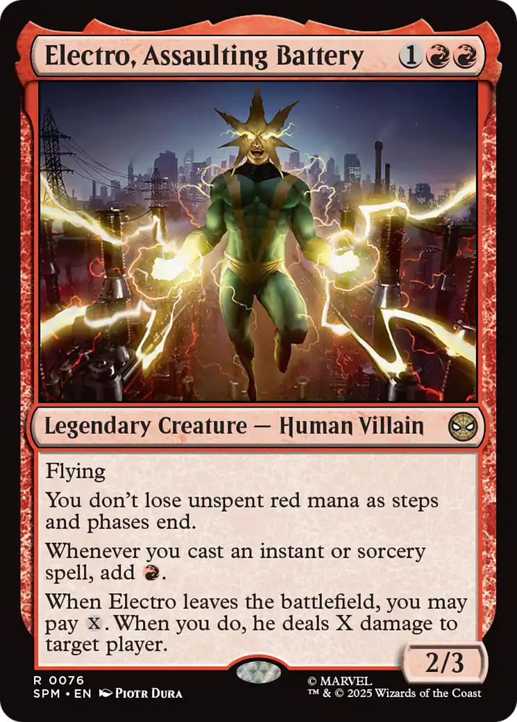 Electro, Assaulting Battery [Marvel's Spider-Man] | Empire Gaming NC