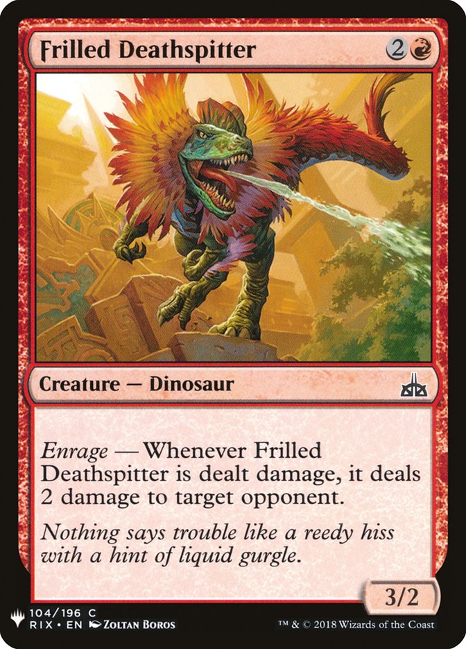 Frilled Deathspitter [Mystery Booster] | Empire Gaming NC