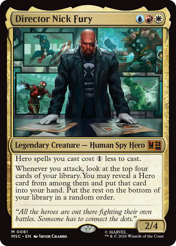 Director Nick Fury [Marvel Super Heroes Commander] | Empire Gaming NC