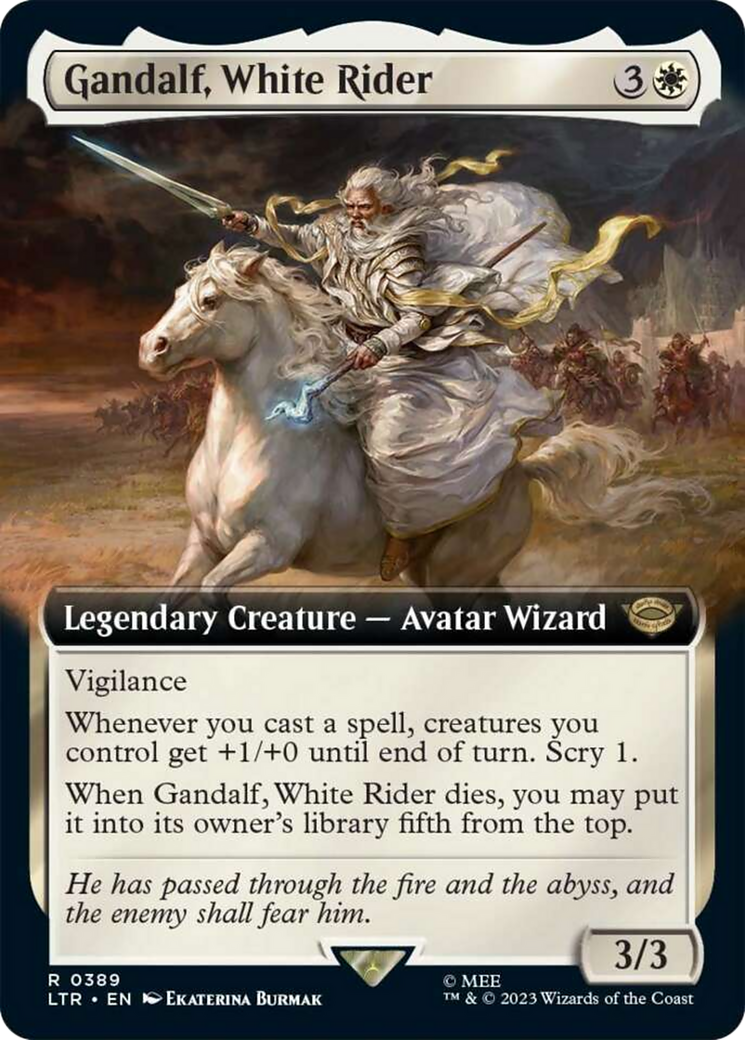 Gandalf, White Rider (Extended Art) [The Lord of the Rings: Tales of Middle-Earth] | Empire Gaming NC