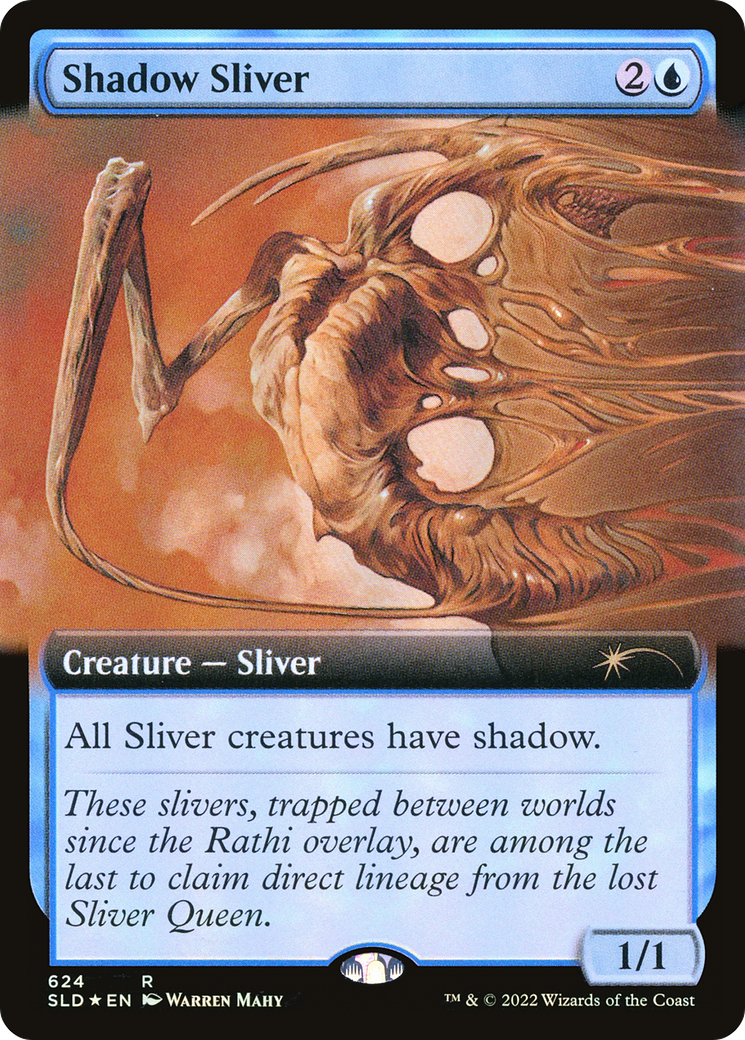 Shadow Sliver (Extended Art) [Secret Lair Drop Promos] | Empire Gaming NC