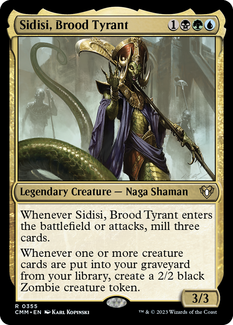 Sidisi, Brood Tyrant [Commander Masters] | Empire Gaming NC