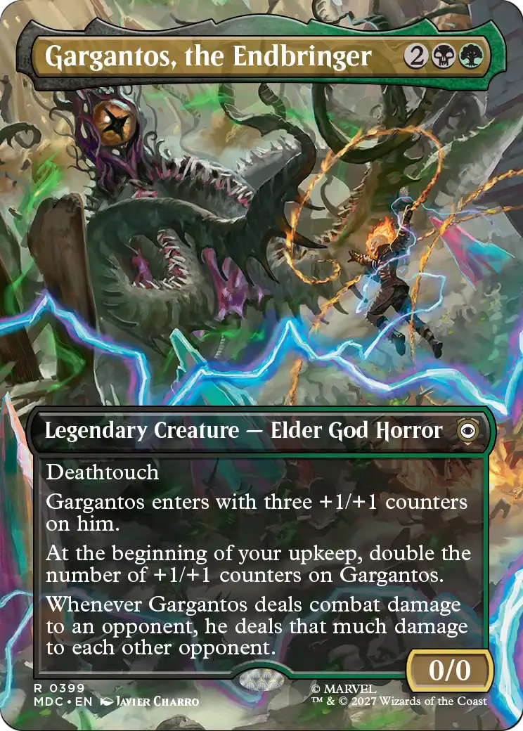 Gargantos, the Endbringer (Borderless) [Marvel: Darkhold Destiny Commander] | Empire Gaming NC