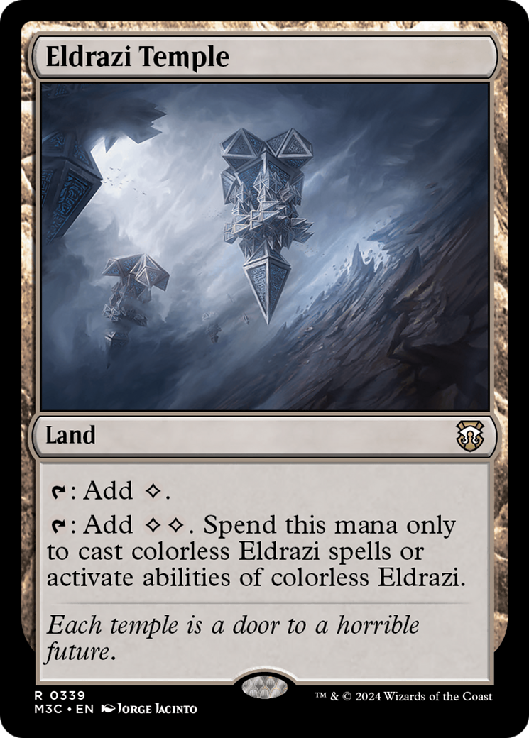 Eldrazi Temple (Ripple Foil) [Modern Horizons 3 Commander] | Empire Gaming NC