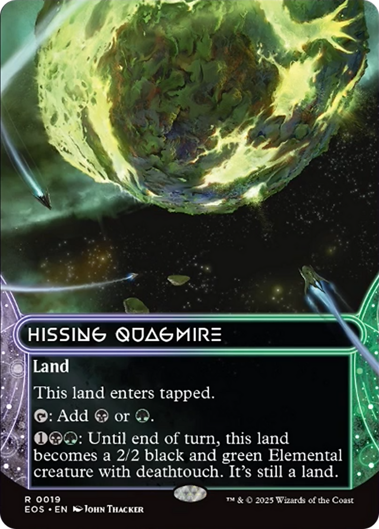 Hissing Quagmire (0019) (Borderless) [Edge of Eternities: Stellar Sights] | Empire Gaming NC