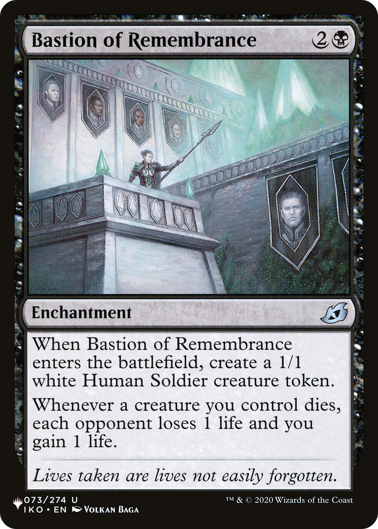 Bastion of Remembrance [The List] | Empire Gaming NC