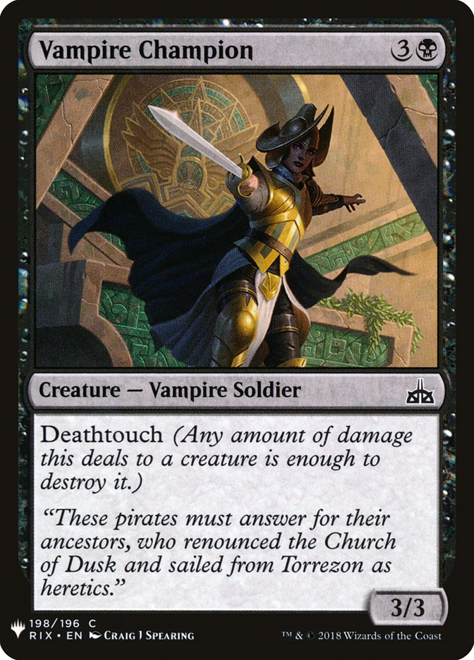 Vampire Champion [Mystery Booster] | Empire Gaming NC