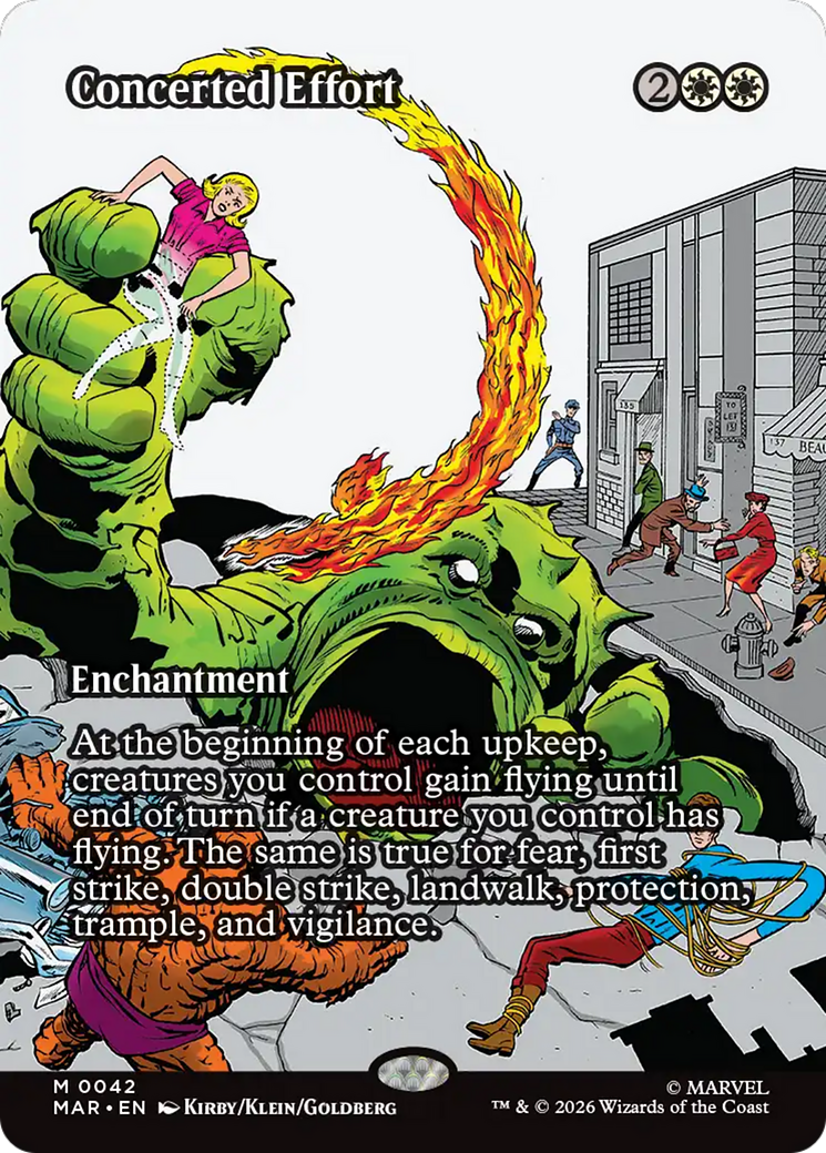 Concerted Effort (Borderless) [Marvel Universe: Eternal-Legal] | Empire Gaming NC