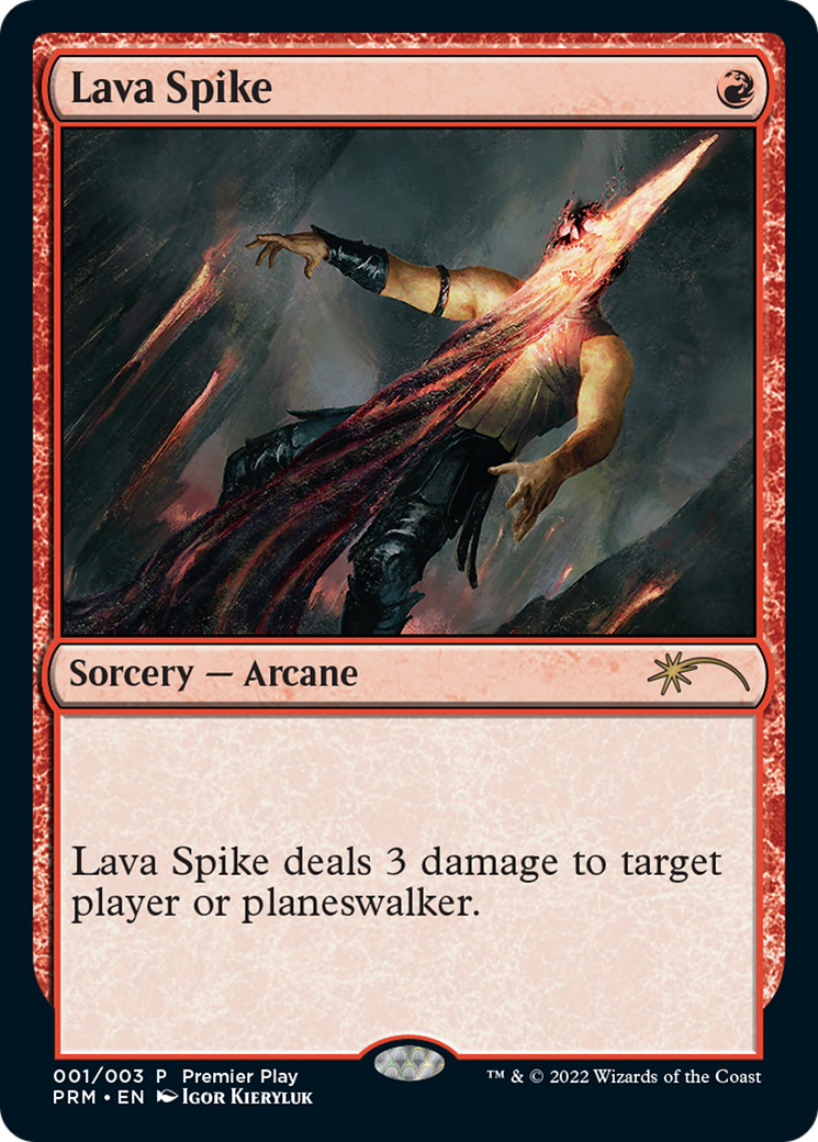 Lava Spike (Premier Play) [Pro Tour Promos] | Empire Gaming NC