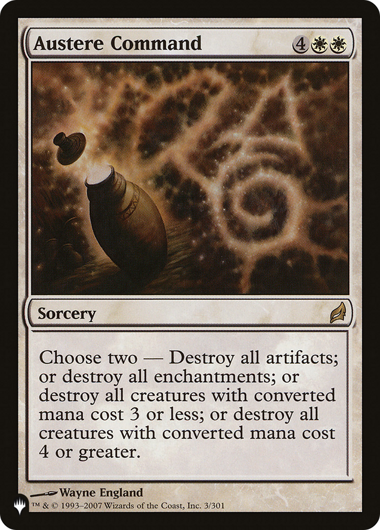 Austere Command (Surge Foil) [Marvel Super Heroes Commander] | Empire Gaming NC