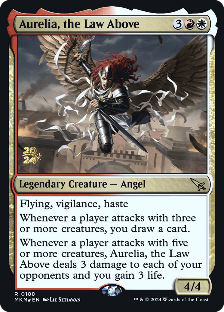 Aurelia, the Law Above [Murders at Karlov Manor Prerelease Promos] | Empire Gaming NC