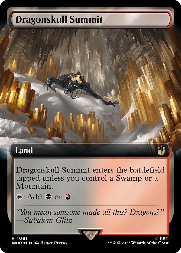 Dragonskull Summit (Extended Art) (Surge Foil) [Doctor Who] | Empire Gaming NC