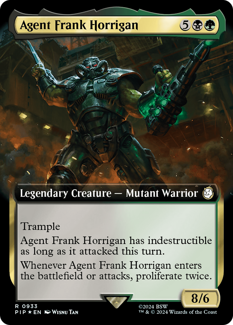 Agent Frank Horrigan (Extended Art) (Surge Foil) [Fallout] | Empire Gaming NC