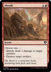 Abrade [Commander Masters] | Empire Gaming NC