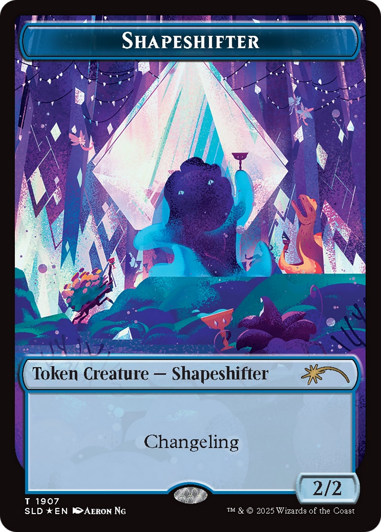 Shapeshifter Token (1907) (Double Rainbow Foil) [Secret Lair Drop Series] | Empire Gaming NC