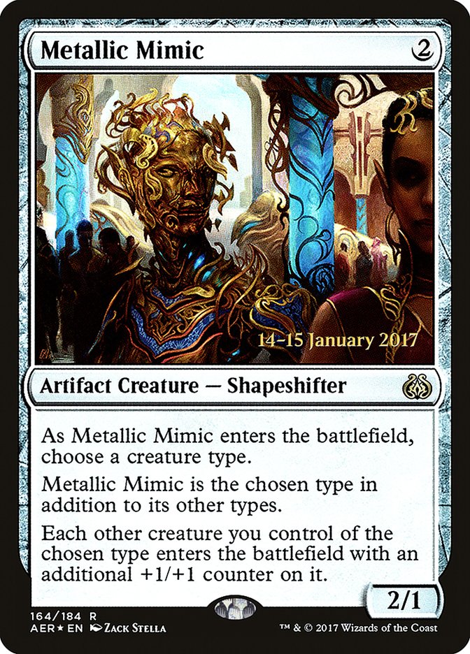 Metallic Mimic [Aether Revolt Prerelease Promos] | Empire Gaming NC