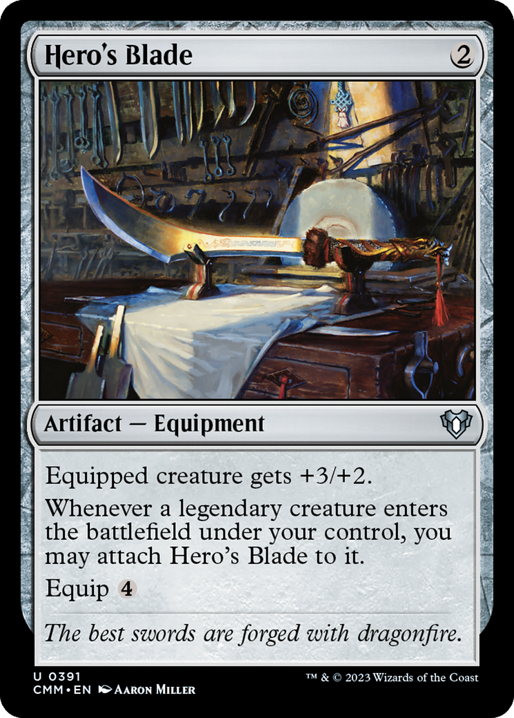 Hero's Blade [Commander Masters] | Empire Gaming NC