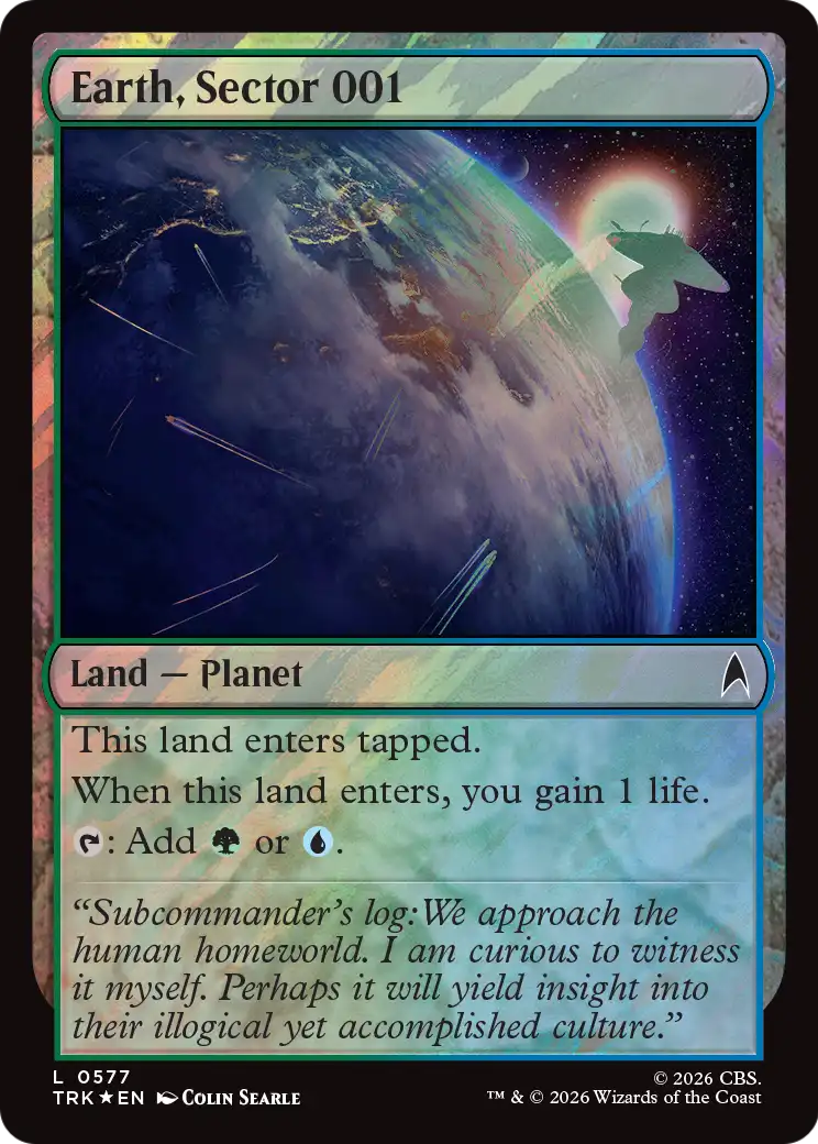 Earth, Sector 001 (Surge Foil) [Star Trek] | Empire Gaming NC