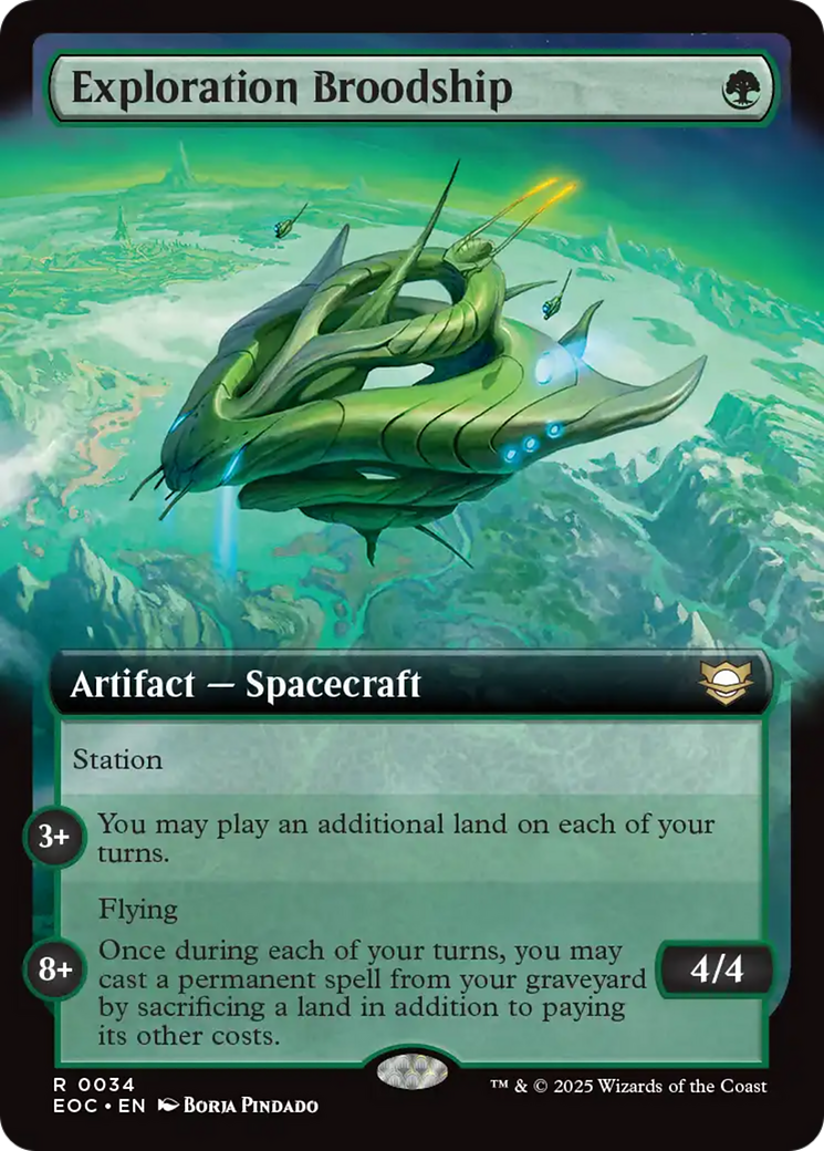 Exploration Broodship (Extended Art) [Edge of Eternities Commander] | Empire Gaming NC