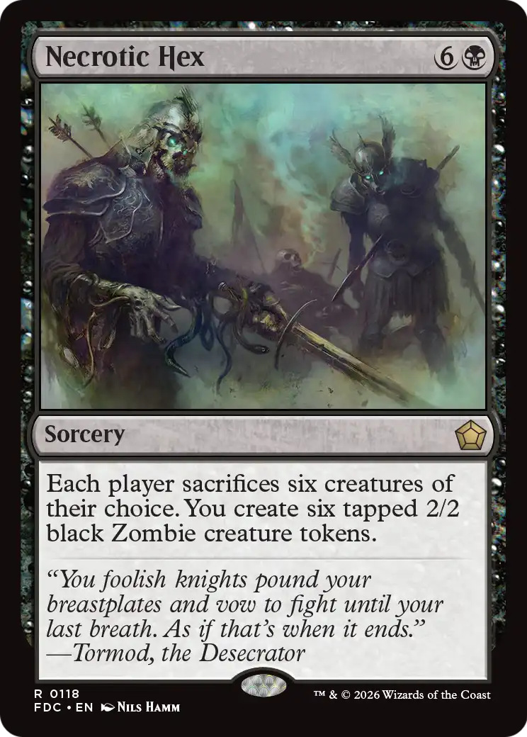 Necrotic Hex [Foundations Commander] | Empire Gaming NC