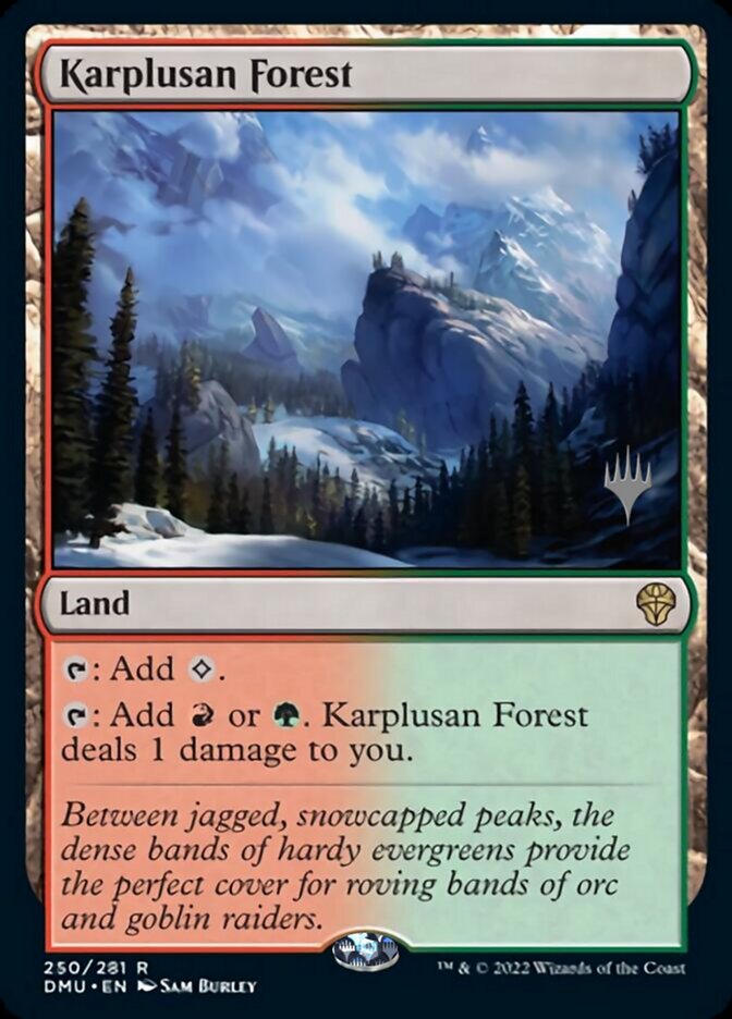 Karplusan Forest (Promo Pack) [Dominaria United Promos] | Empire Gaming NC