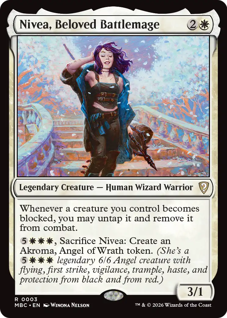 Nivea, Beloved Battlemage [Mystery Booster: Commander Edition] | Empire Gaming NC
