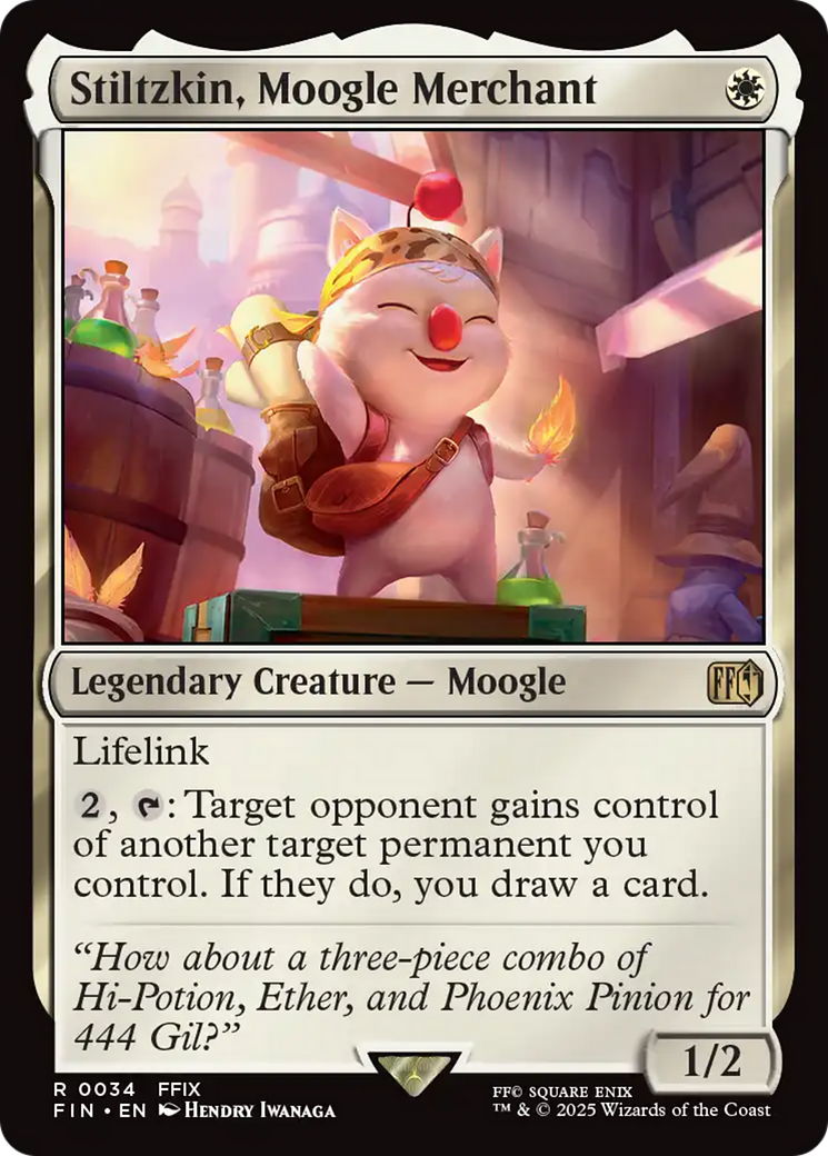 Stiltzkin, Moogle Merchant [FINAL FANTASY] | Empire Gaming NC