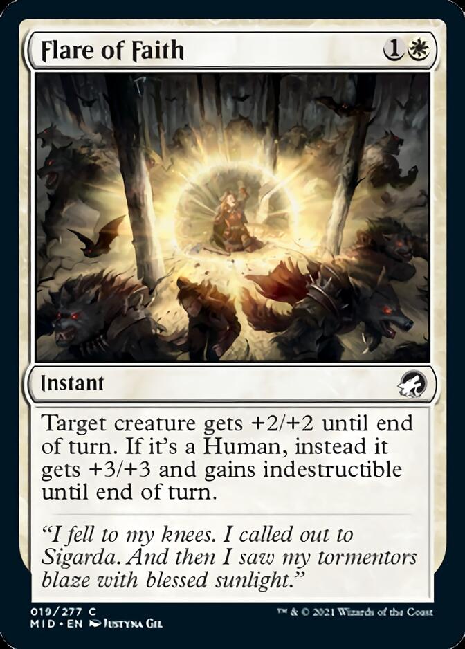 Flare of Faith [Innistrad: Midnight Hunt] | Empire Gaming NC