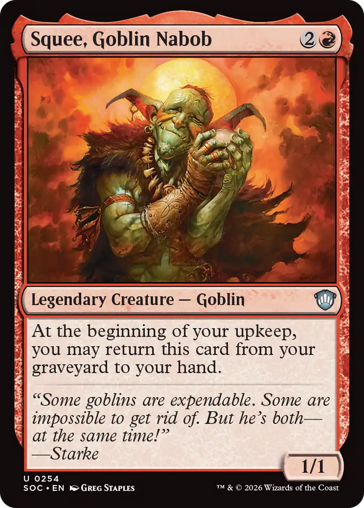 Squee, Goblin Nabob [Secrets of Strixhaven Commander] | Empire Gaming NC